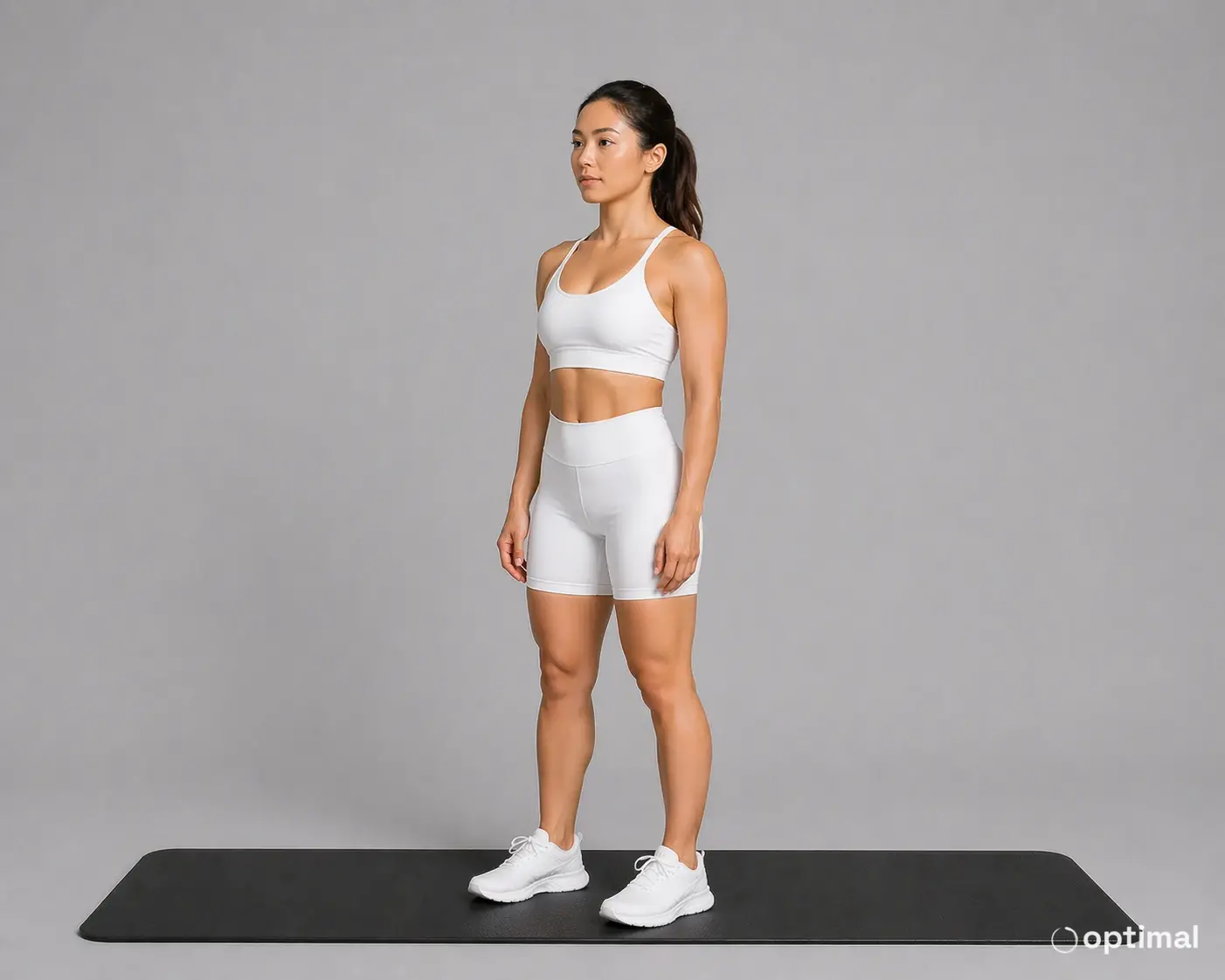Reverse lunge start position