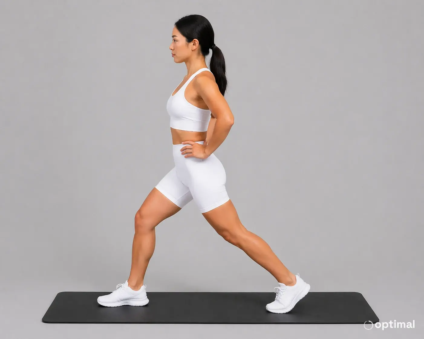 Split squat start position